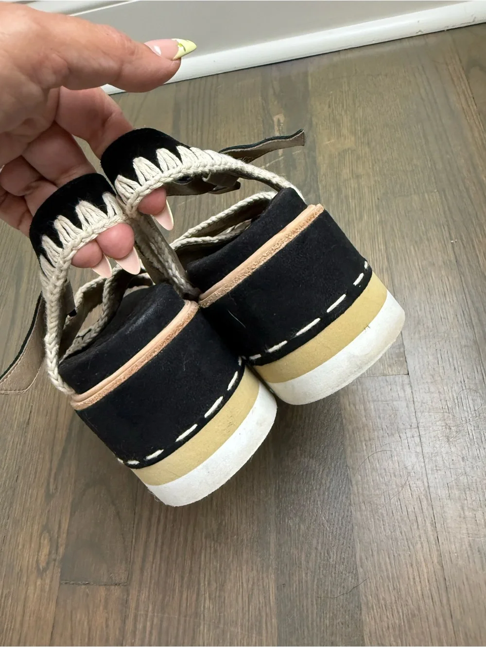 Mou Platform Suede Sandals 37